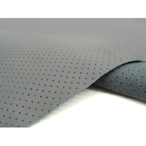Nappa Autoleder SALE schwarz perforiert MK1 ca. 2,20 qm