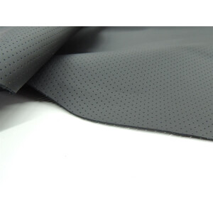 Nappa Autoleder SALE schwarz perforiert MK1 ca. 2,20 qm