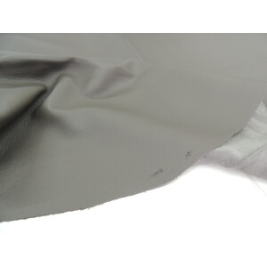 Lederhaut Puerto Farbe mittelgrau gedecktes Leder ca. 5,0 qm