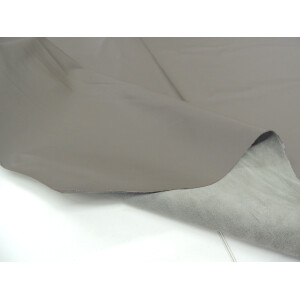 Lederhaut Puerto Farbe mittelgrau gedecktes Leder ca. 5,50 qm