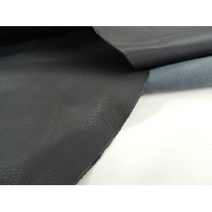 Lederhaut Puerto Farbe anthrazit gedecktes Leder ca. 5,0 - 5,50 qm