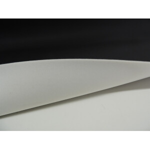 Autostoff Polsterstoff Flachgewebe schwarz B180 (2 mm Schaumrücken und Charmeuse)