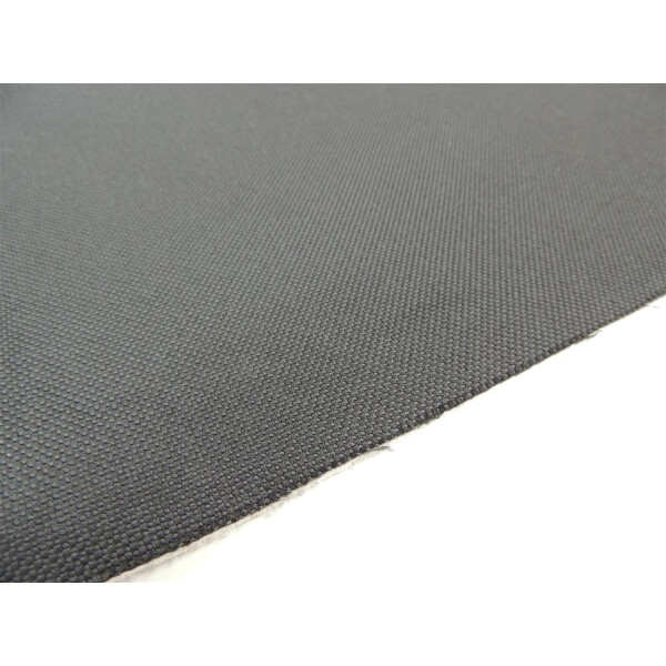 Autostoff VW Golf 7 GTI Clark schwarz mit 1,5 mm Schaum und Charmeuse