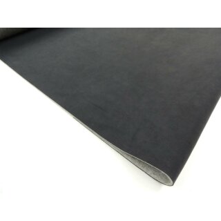 Dinamica Stoff Autostoff 3 mm Vliesrücken SALE anthrazit/schwarz