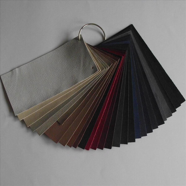 Autoleder Oldtimer Mercedes Classic geprägt 1017H - anthrazit