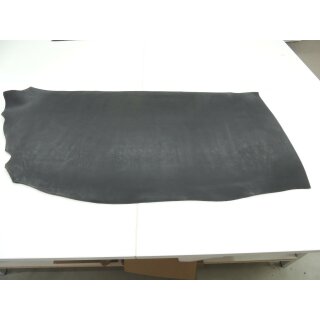 Blankleder Croupon Büffel schwarz ca. 0,7 - 0,9 qm. Sattlerleder vegetabil Fahlleder