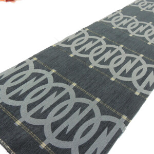 Autostoff Oldtimer schwarz Opel Logo Manta Ascona 400