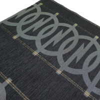 Autostoff Oldtimer schwarz Opel Logo Manta Ascona 400