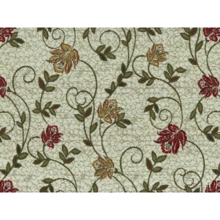 Chalet Floral Polsterstoff creme