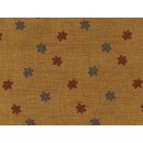 Chalet Blume Polsterstoff gold