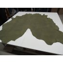 Lederhaut Büffelleder Polsterleder Antikleder olivgrün 3,73 qm