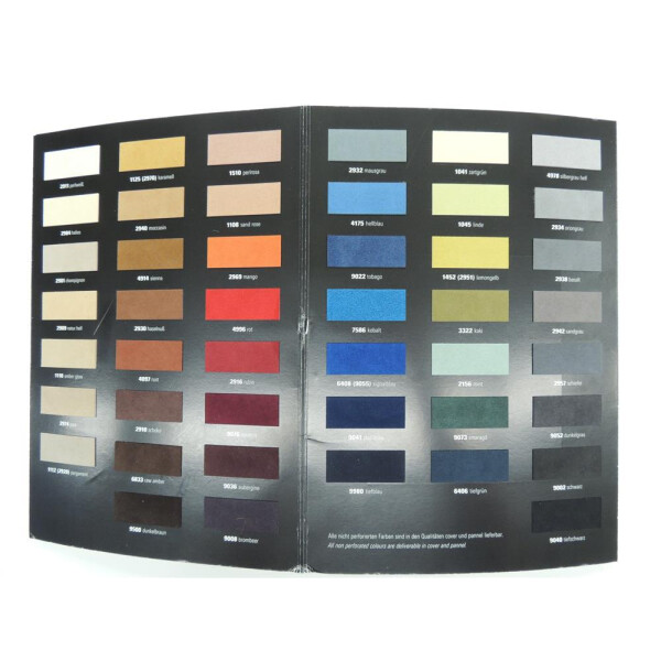 Alcantara® Cover mit Geweberückseite 9500 dunkelbraun