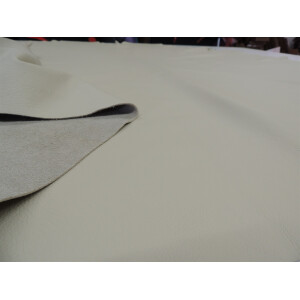 Lederhaut Polsterleder Puerto Farbe beige Rindleder Möbelleder gedecktes Leder 6,84 qm