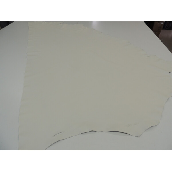 Halbe Haut Rindleder Polsterleder mit Fleckschutz creme hell 2,50 qm