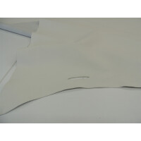 Halbe Haut Rindleder Polsterleder mit Fleckschutz creme hell 2,50 qm