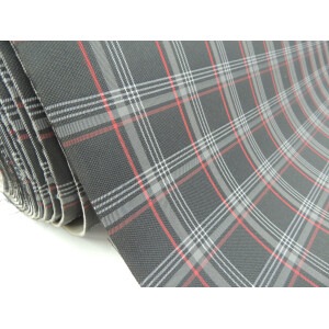 Autostoff VW Clark Golf ORIGINAL GTI Karo mit rotem...