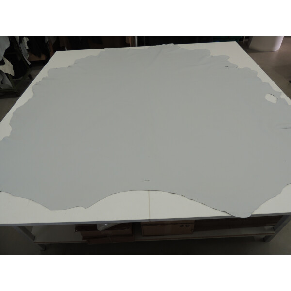 Polsterleder Siena Semianilin SALE hellgrau 4,95 qm