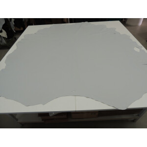 Polsterleder Siena Semianilin SALE hellgrau 4,95 qm