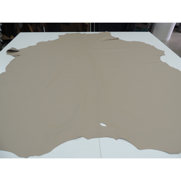 Lederhaut Polsterleder Puerto Farbe beige natur Rindleder gedecktes Leder 4,22 qm