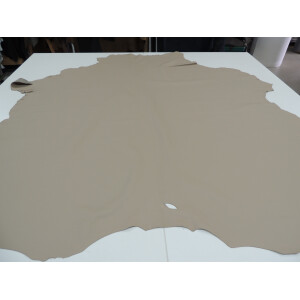 Lederhaut Polsterleder Puerto Farbe beige natur Rindleder gedecktes Leder 4,22 qm