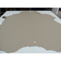Lederhaut Polsterleder Puerto Farbe beige natur Rindleder gedecktes Leder 4,22 qm