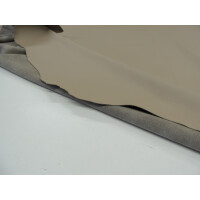Lederhaut Polsterleder Puerto Farbe beige natur Rindleder gedecktes Leder 4,22 qm