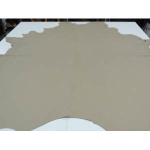 Lederhaut Polsterleder Puerto Farbe beige natur Rindleder gedecktes Leder 4,64 qm