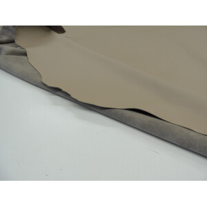 Lederhaut Polsterleder Puerto Farbe beige natur Rindleder gedecktes Leder 5,34 qm