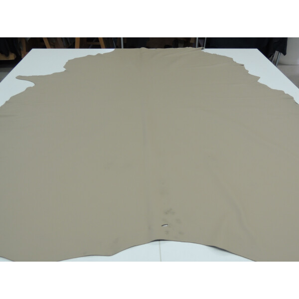 Lederhaut Polsterleder Puerto Farbe sand Rindleder gedecktes Leder 4,63 qm